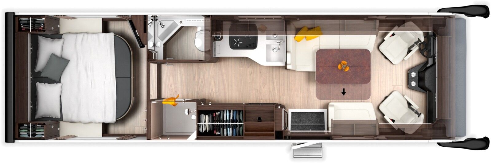 Fahrzeugabbildung Morelo Loft 87 MB Bar  Hubstütze Activ Air Wide axle