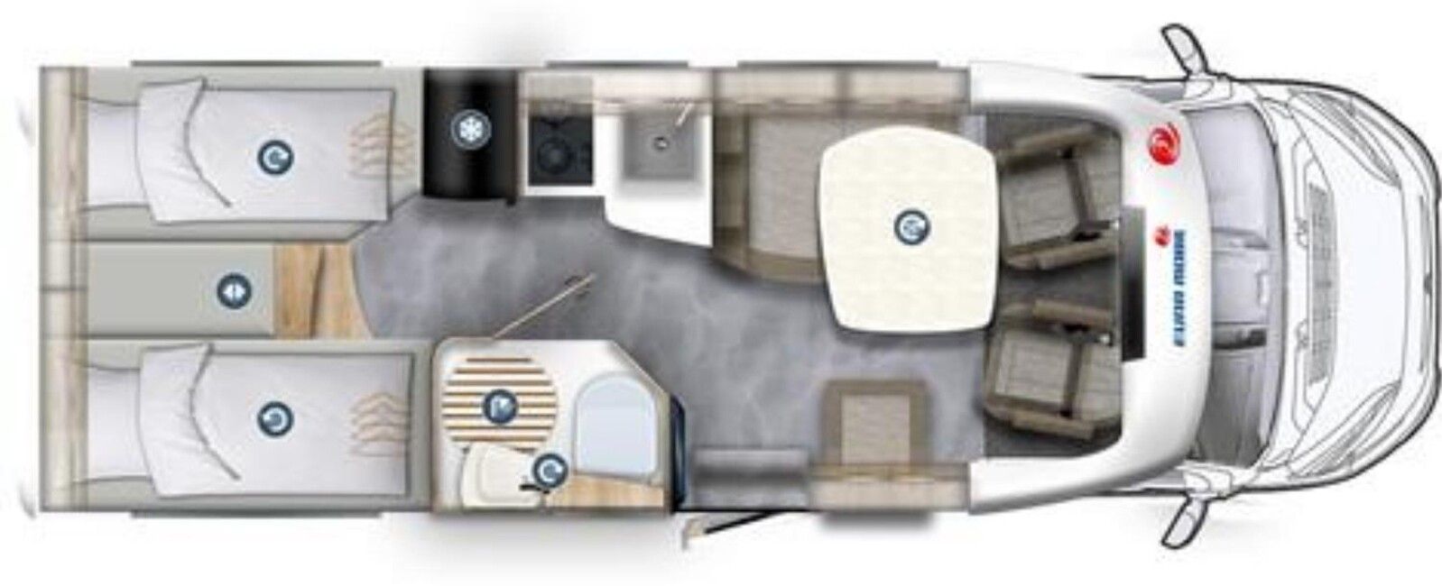 Fahrzeugabbildung Eura Mobil Profila T 695 EB Erweitertes Fahrassistenz Paket