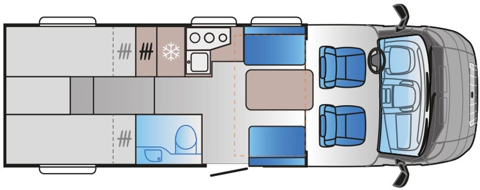 Fahrzeugabbildung Sun Living S 72DL X-TRA  165PS Safety Paket Navi