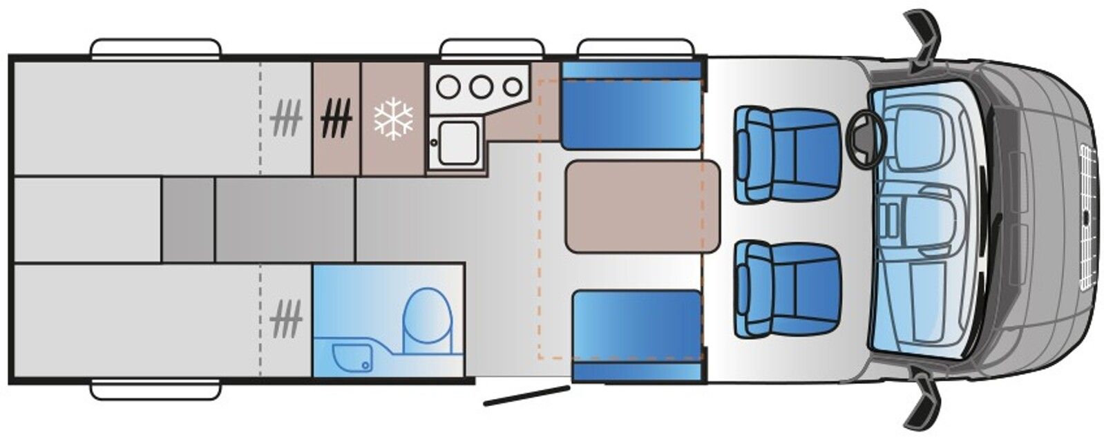 Fahrzeugabbildung Sun Living S 72DL X-TRA 140PS Heizung Combi 6