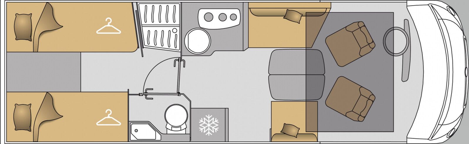 Fahrzeugabbildung Mooveo Int 74EBF Automatik Auto-Sat TV Solar RFK