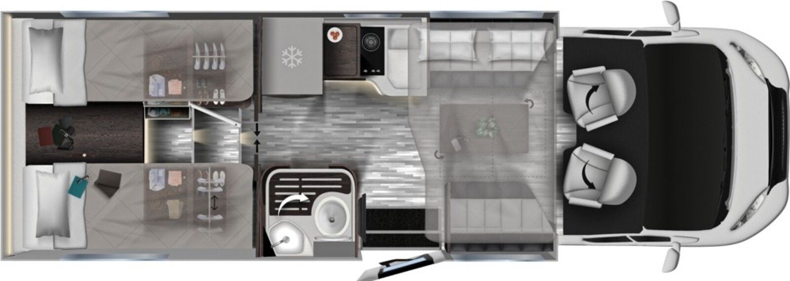 Mobilvetta Krosser P86 NB Truma 6E 32 TV Wifi  ACC Lithium