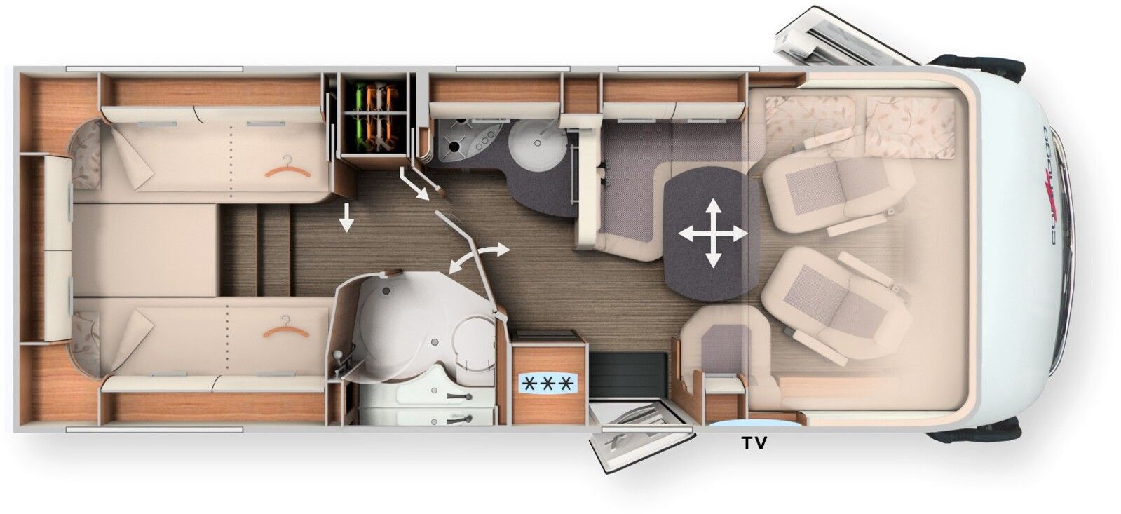 Fahrzeugabbildung Carthago c-tourer I  148 LE 180PS Auto Solar AHK 5.Sitzer