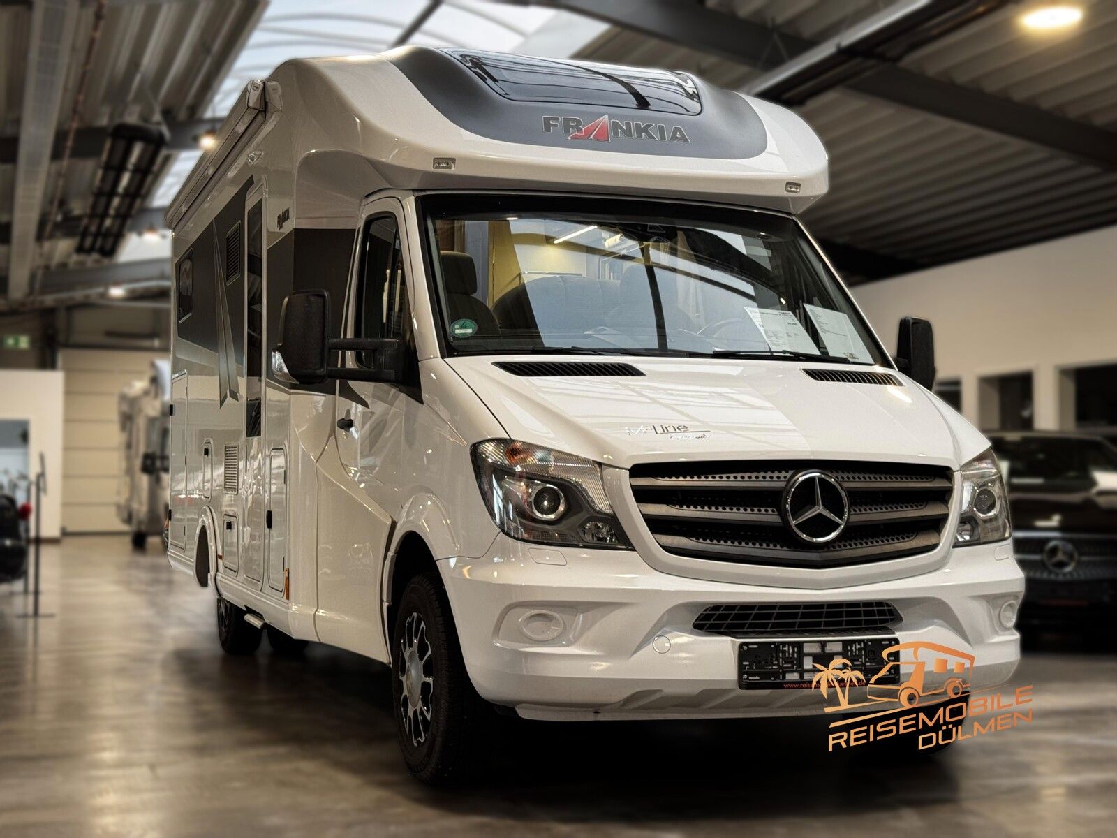 Frankia M-Line T 7400 GD Exklusiv V6 3,0CDI SAT TV Alde