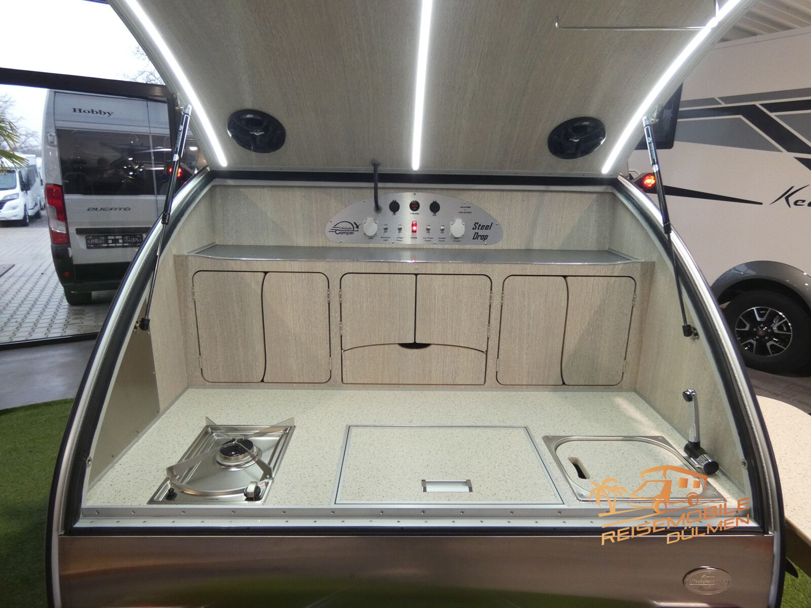 Fahrzeugabbildung Andere LifeStyle Camper SteelDrop Arbeitsplatte Edelsta
