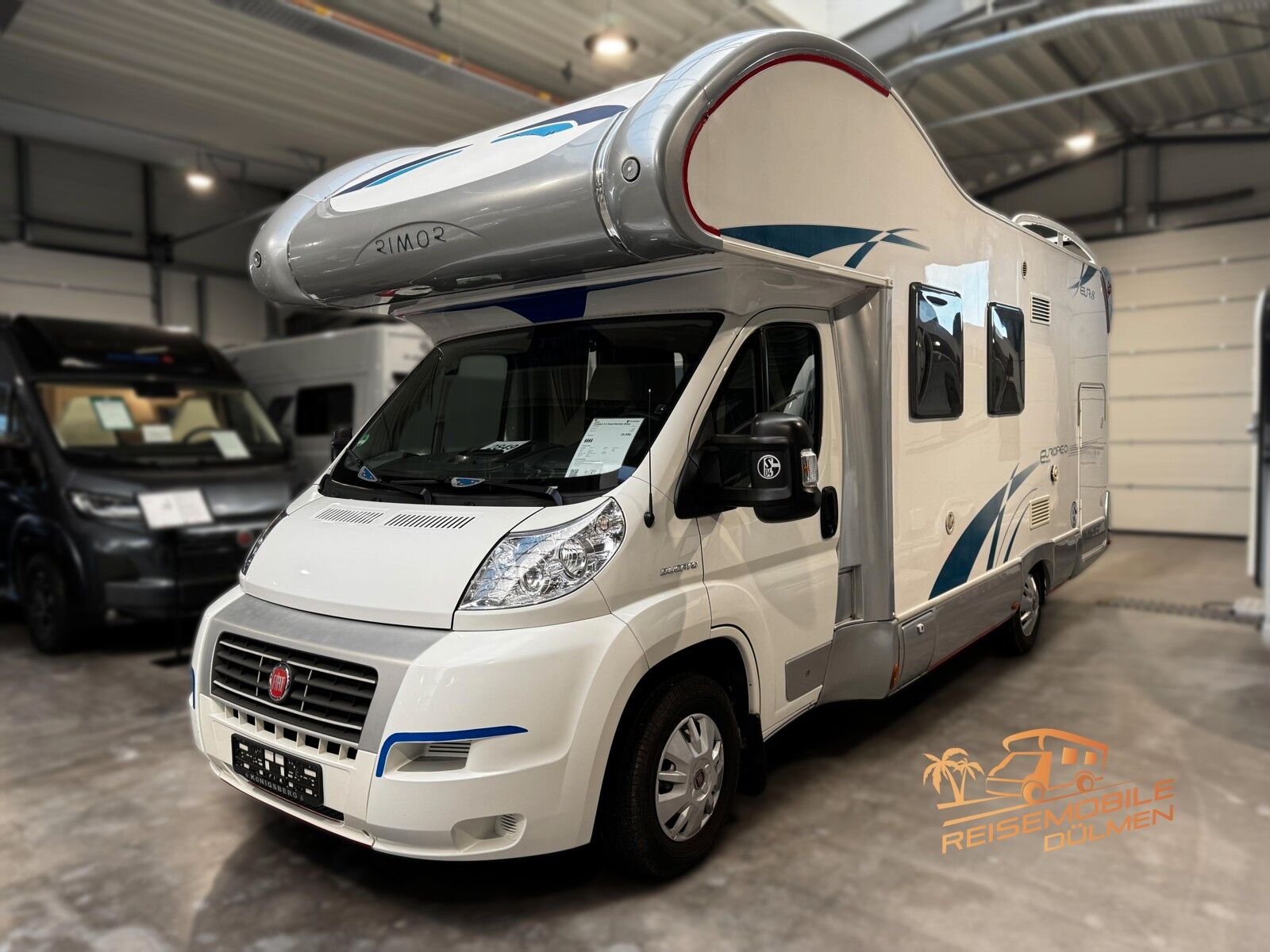 Fahrzeugabbildung Rimor Europeo 8 2.Hand Markise Klima  Fahrradträger