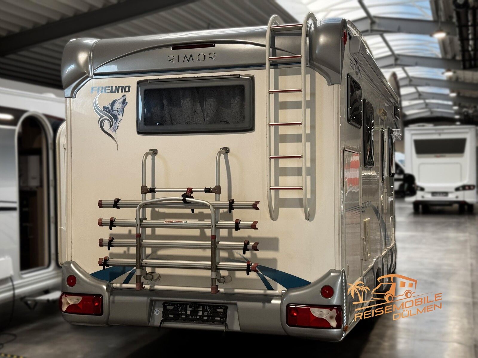 Fahrzeugabbildung Rimor Europeo 8 2.Hand Markise Klima  Fahrradträger