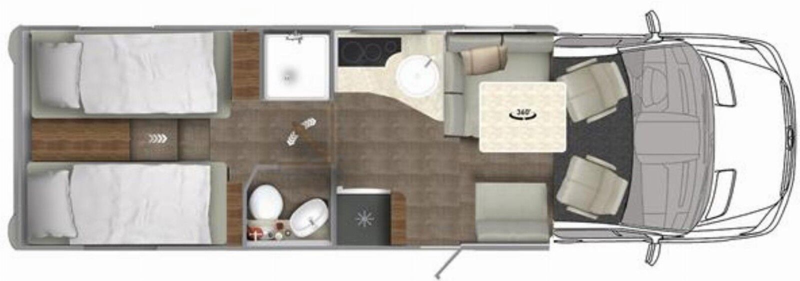 Fahrzeugabbildung Eura Mobil Contura CT 766 EB Fahrassistenz Markise Lithium