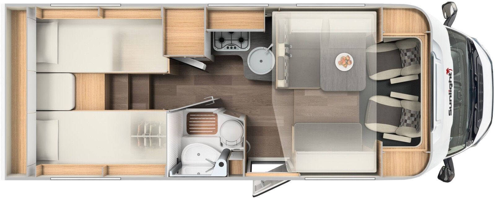 Sunlight T 67 Clesana SAT TV Luft 18 Lithium Solar