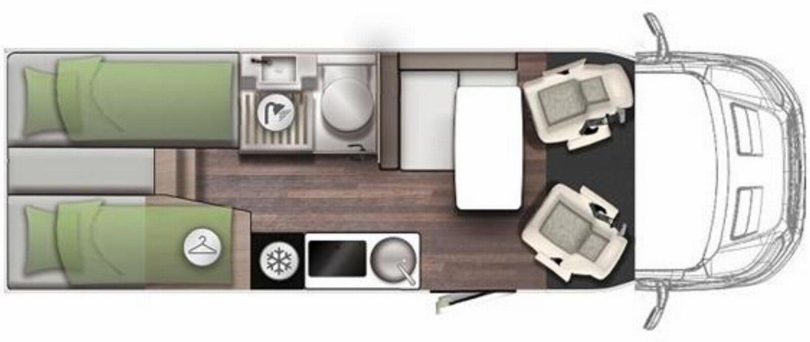 Fahrzeugabbildung Forster Coupe FT 669 EBN Winter Paket Markise Zusatzbett