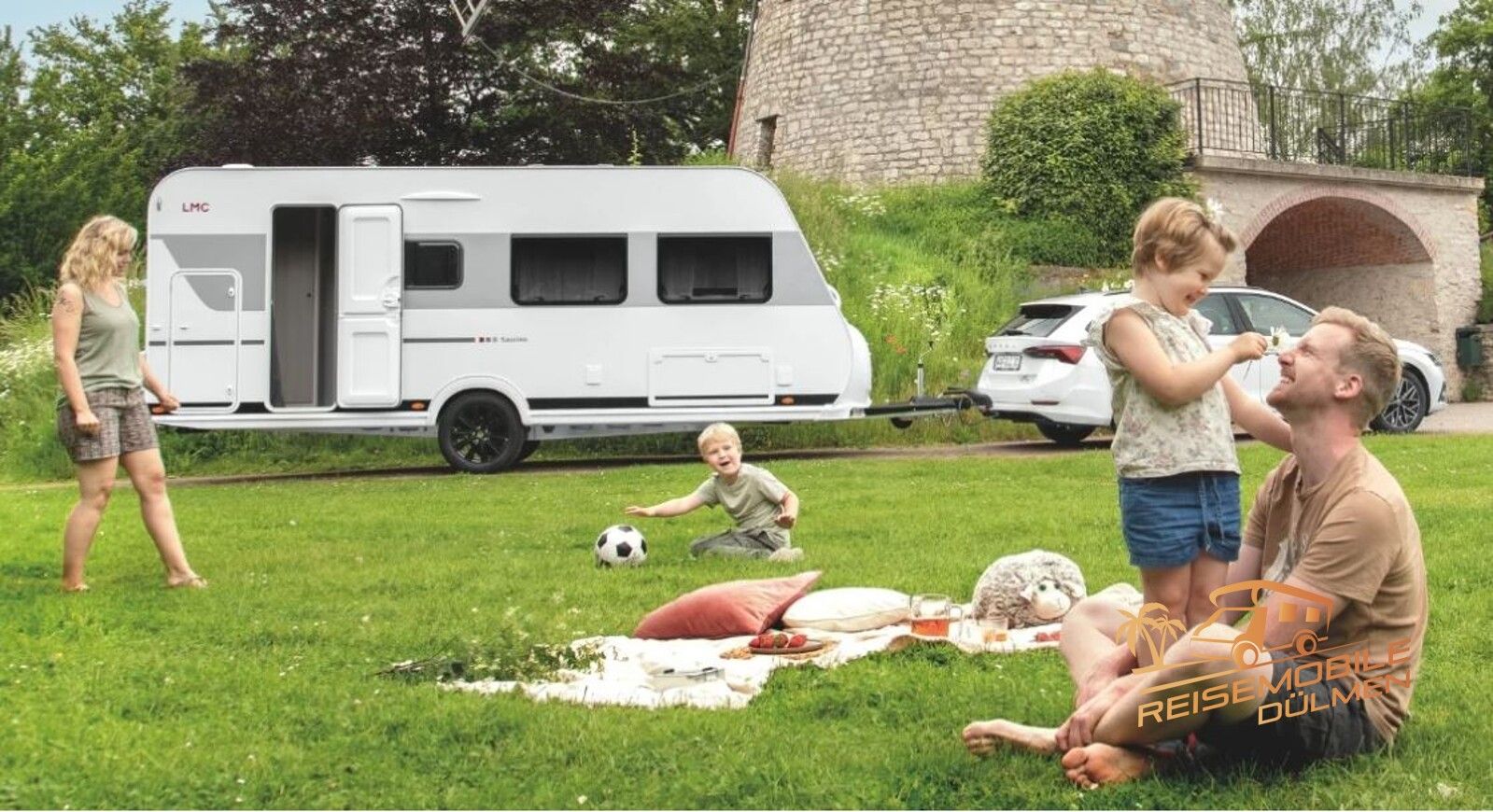 LMC Sassino 460 E GFK-Bug, -Dach und -Heck