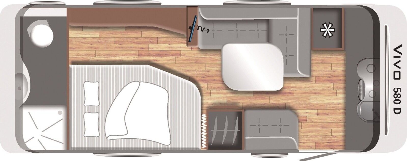 Fahrzeugabbildung LMC Vivo 580 D Exclusiv Moover Markise  Luxus Paket